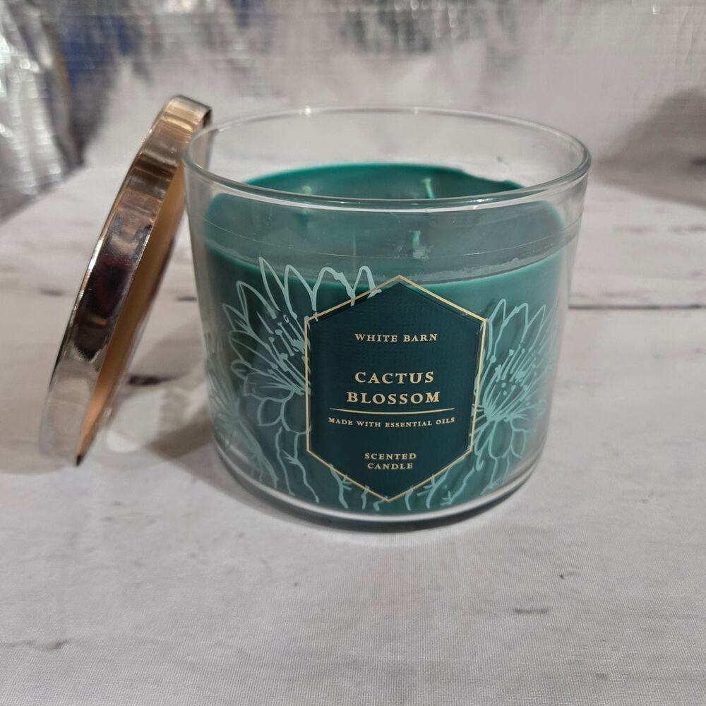 NEW Bath & Body Works Cactus Blossom 3-Wick Candle Home Fragrance 14.5oz